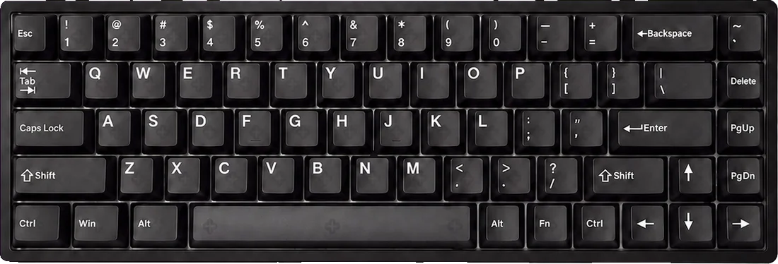 Teclado Everglide AE68 Pro negro